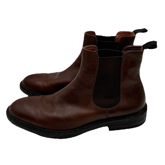 Bacco Bucci Leather Slip On Low Top Brown Boots Men\'s size 11 main image 6